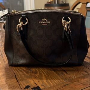 Coach Signature Black Satchel